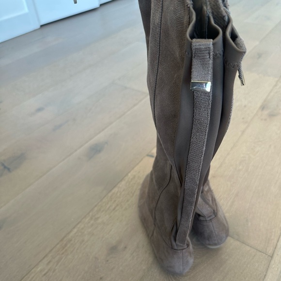 Call it Spring Taupe Suede Boots - Picture 2 of 5